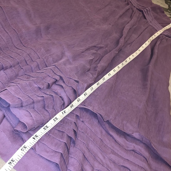 J Crew Lavender Silk Strapless Dress. - Picture 9 of 9